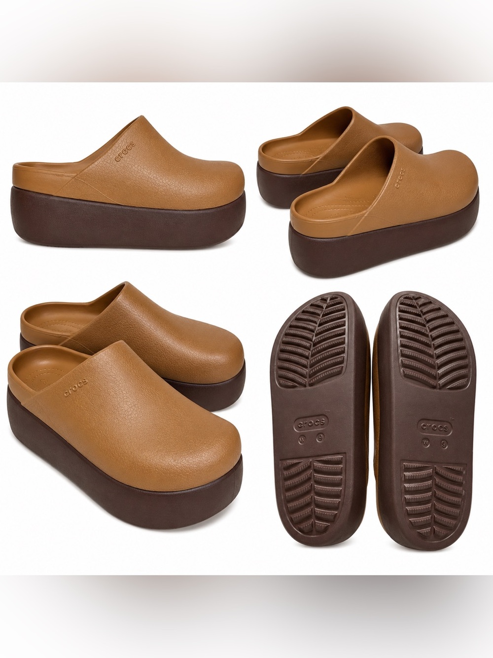 Crocs - Dylan Platform Clog - Sepia-women’s size 9. NWOT, never worn! Sold out!